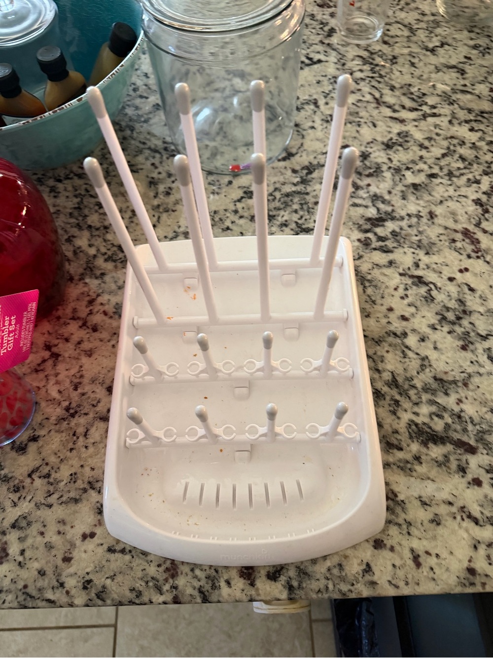 White Bottle Drying Rack - Home Party Supplies